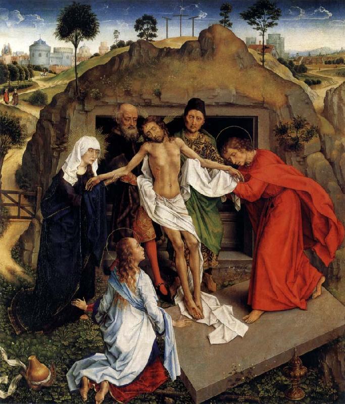 Roger Van Der Weyden The Beweinung France oil painting art